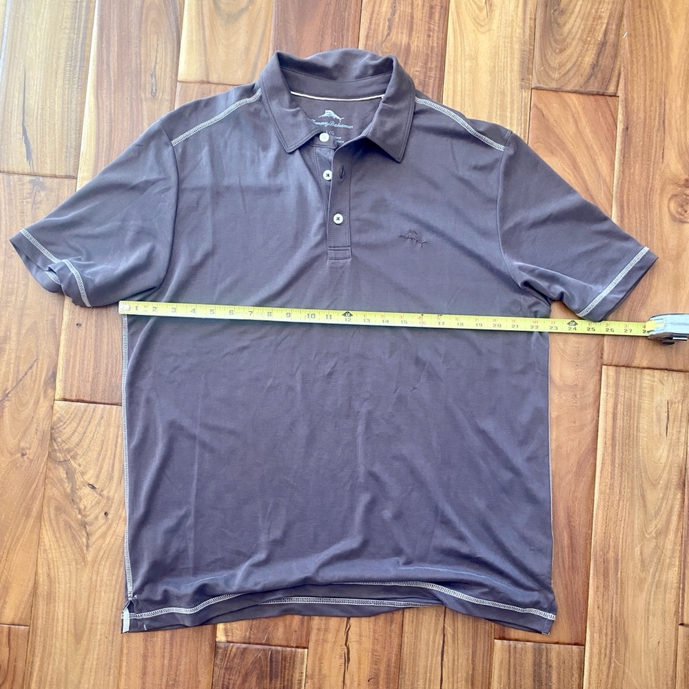 Tommy Bahama men’s large brown polo